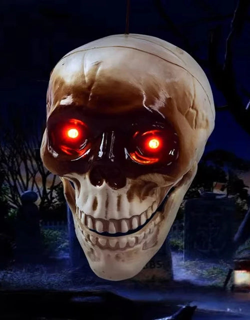 Load image into Gallery viewer, Spooky Skull Heads Halloween Decor Skull Heads With Motion Sensor Halloween Decorations Scary Sound Spooky Decoration
