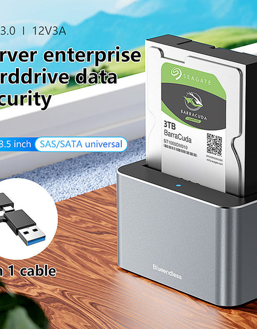Load image into Gallery viewer, SAS/SATA Universal Hard Disk Base 2.5-3.5-inch 20TB Desktop Type-C Hard Disk Box 3.0
