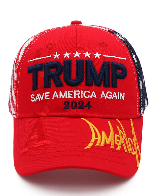 Load image into Gallery viewer, American advertising hats men's and women's baseball caps cotton embroidered hats Trump hats
