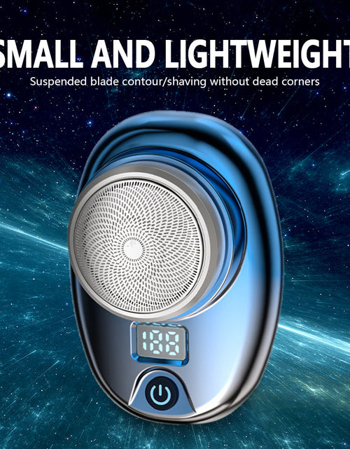 Load image into Gallery viewer, Mini portable rechargeable shaver powerful travel small steel cannon shaver car electric shaver
