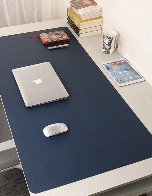 Load image into Gallery viewer, 1 Pcs Large Size 60*30mm Office Desk Protector Mat PU Leather Waterproof Mouse Pad Desktop Keyboard Desk Pad Gaming Mousepad
