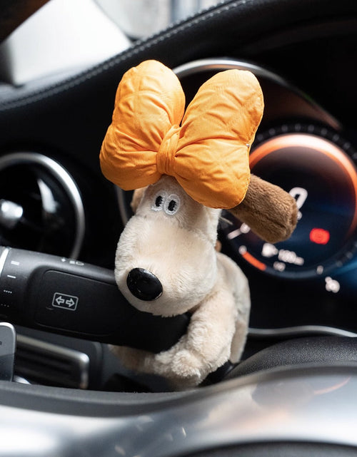 Load image into Gallery viewer, Car small ornaments cute head dog plush doll sentimental car interior decoration supplies
