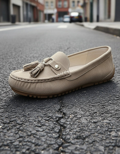 Load image into Gallery viewer, Soft-Bottom Non-Slip Slip-On Loafer Flats — Women’s Easy Comfort Shoes
