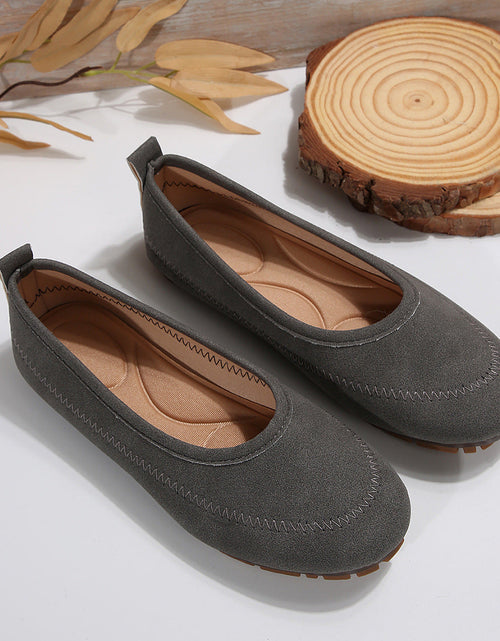 Load image into Gallery viewer, Women’s Low-Cut Round Toe Loafers – Slip-On Flat Casual Shoes

