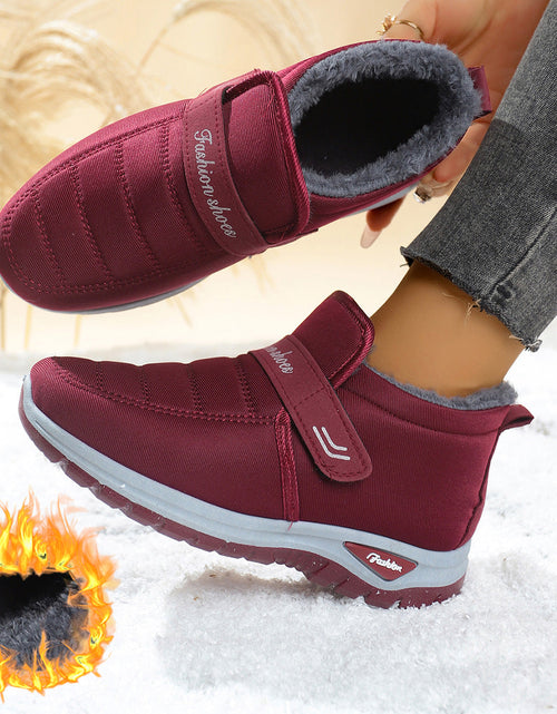 Load image into Gallery viewer, Women’s Fleece-Lined Insulated Snow Boots – Warm Winter Anti-Slip Boots
