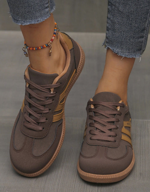 Load image into Gallery viewer, Lace-Up Low-Top Sneakers – 11 Colors EU 36–42 | Women's Training Shoes
