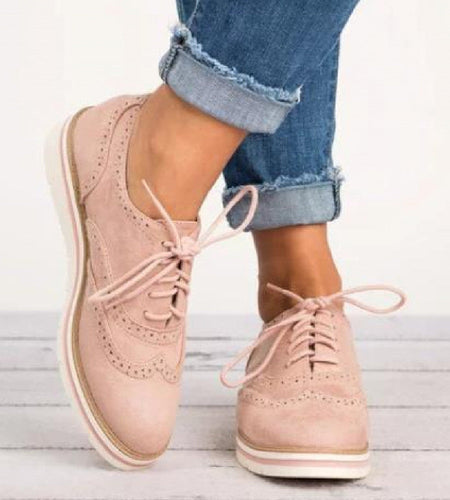 Women’s Retro British-Style Casual Shoes – Chic Everyday Sneakers