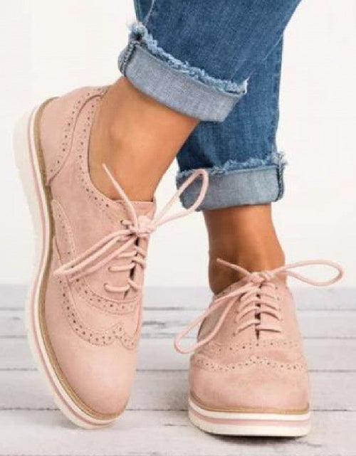 Load image into Gallery viewer, Women’s Retro British-Style Casual Shoes – Chic Everyday Sneakers
