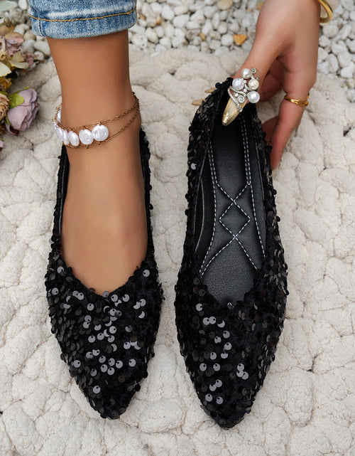 Load image into Gallery viewer, Women’s Pointed-Toe Flat Casual Shoes
