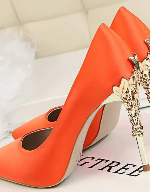 Load image into Gallery viewer, White Satin High Heels for Women - Stylish Pointed Shoes
