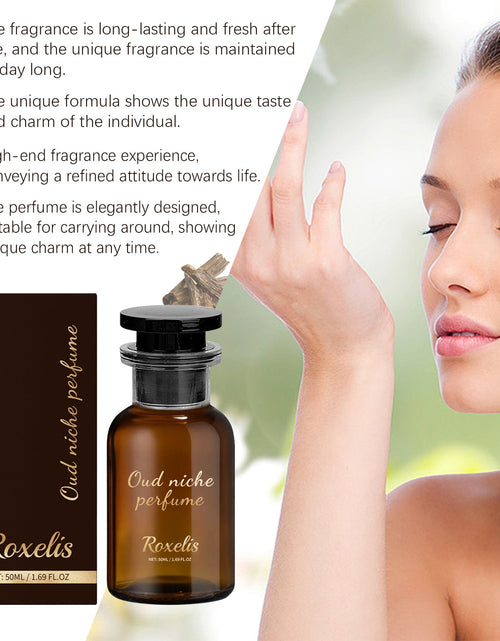 Load image into Gallery viewer, Roxelis Black Wood Fragrance Niche Perfume Niche Premium Fragrance Fresh Unique Fragrance Stay Wood Charm Light Elegant Fresh
