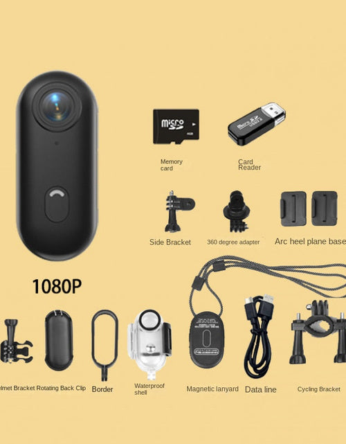 Load image into Gallery viewer, Thumb Bike Camera Magnetic Back Clip Sports Camera Thumb Recorder Pet
