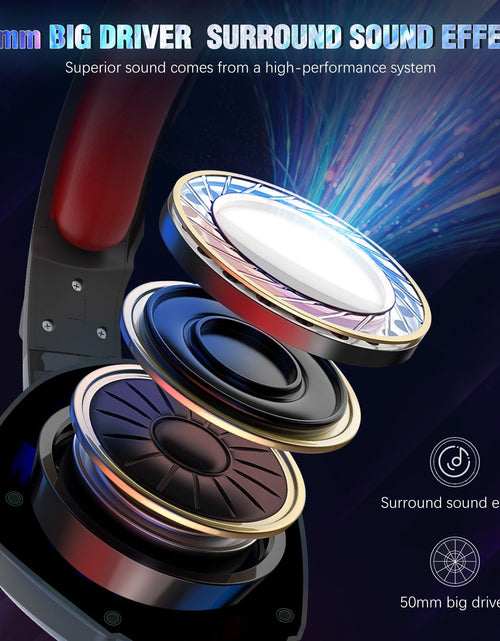 Load image into Gallery viewer, S11 Head mounted Gaming Chicken Earphones Wired Control Esports Earphones Luminous Computer Earphones
