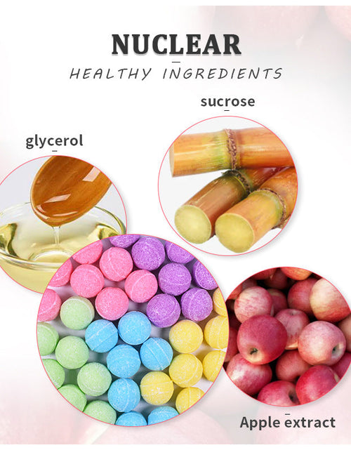Load image into Gallery viewer, Brushed Candy Scrub Cream Fruit Fragrance Bath Salt Scrub Ball Body Scrub Cream
