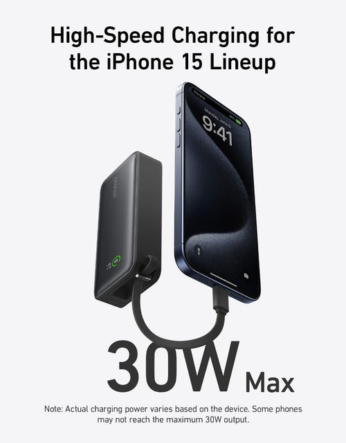 Load image into Gallery viewer, Anker Nano Power Bank (30W, Built-In USB-C Cable)
