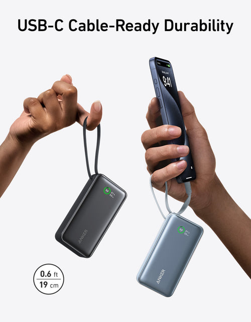 Load image into Gallery viewer, Anker Nano Power Bank (30W, Built-In USB-C Cable)
