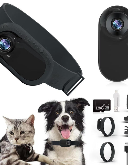 Load image into Gallery viewer, Portable Camera Magnetic Collar Clip Thumb Sports Camera HD Outdoor Pet Camera Portable Cycling Recorder
