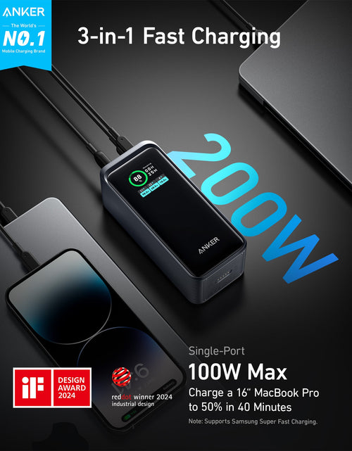 Load image into Gallery viewer, Anker Prime Power Bank (20K, 200W)
