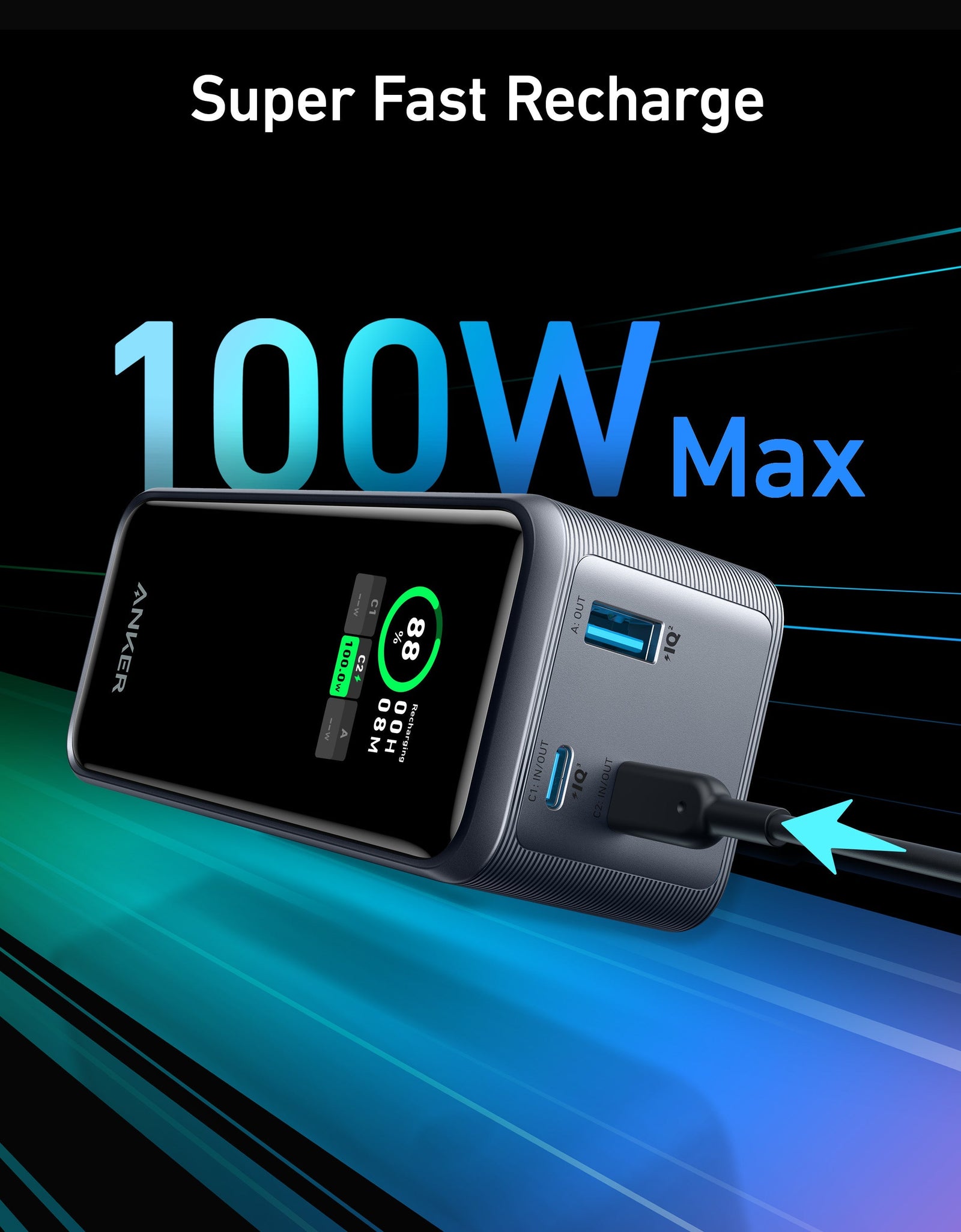 Anker Prime Power Bank (20K, 200W)
