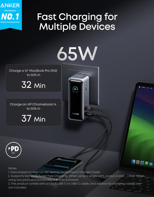 Load image into Gallery viewer, Anker Prime Power Bank (9.6K, 65W, Fusion)
