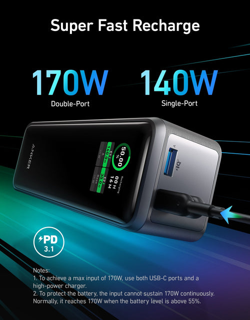 Load image into Gallery viewer, Anker Prime Power Bank (27K, 250W)
