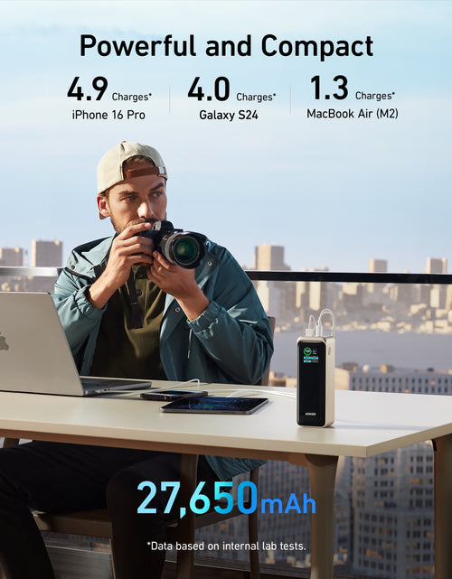 Load image into Gallery viewer, Anker Prime Power Bank (27K, 250W)
