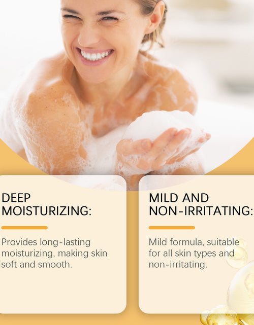 Load image into Gallery viewer, OceAura Orange Peel Moisturizing Shower Soap Gently Cleanses Body Skin And Improves Skin Hydration
