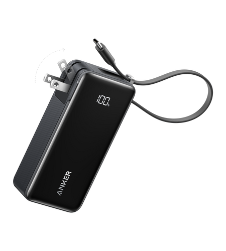 Anker Power Bank (10K, Fusion, Built-In Cable)