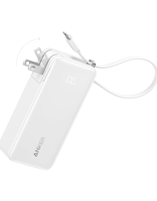 Load image into Gallery viewer, Anker Power Bank (10K, Fusion, Built-In Cable)
