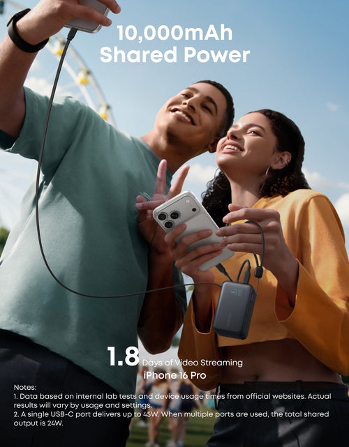 Load image into Gallery viewer, Anker Nano Power Bank (10K, 45W, Built-In Retractable USB-C Cable)

