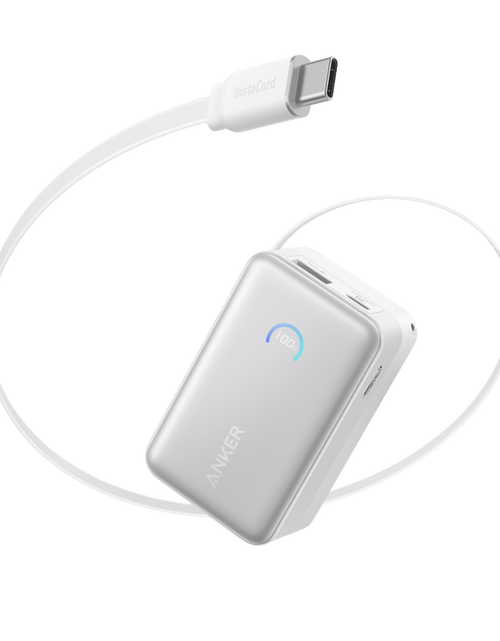 Load image into Gallery viewer, Anker Nano Power Bank (10K, 45W, Built-In Retractable USB-C Cable)
