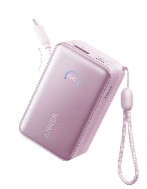 Load image into Gallery viewer, Anker Nano Power Bank (10K, 45W, Built-In Retractable USB-C Cable)
