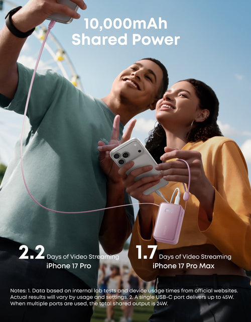 Load image into Gallery viewer, Anker Nano Power Bank (10K, 45W, Built-In Retractable USB-C Cable)
