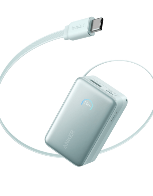 Load image into Gallery viewer, Anker Nano Power Bank (10K, 45W, Built-In Retractable USB-C Cable)

