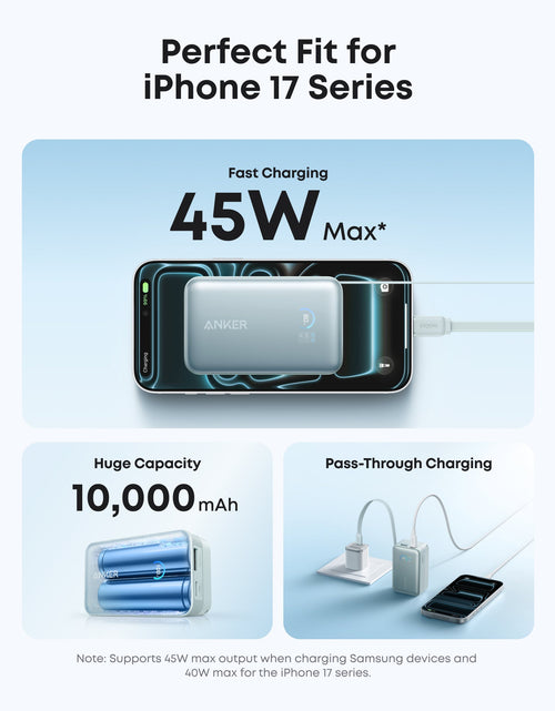 Load image into Gallery viewer, Anker Nano Power Bank (10K, 45W, Built-In Retractable USB-C Cable)
