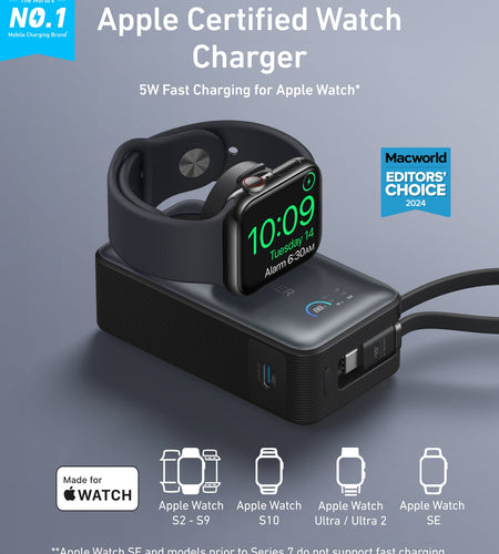 Anker MagGo Power Bank (10K, 35W, For Apple Watch)