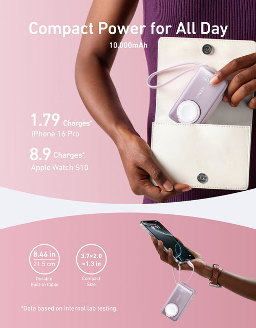 Load image into Gallery viewer, Anker MagGo Power Bank (10K, 35W, For Apple Watch)
