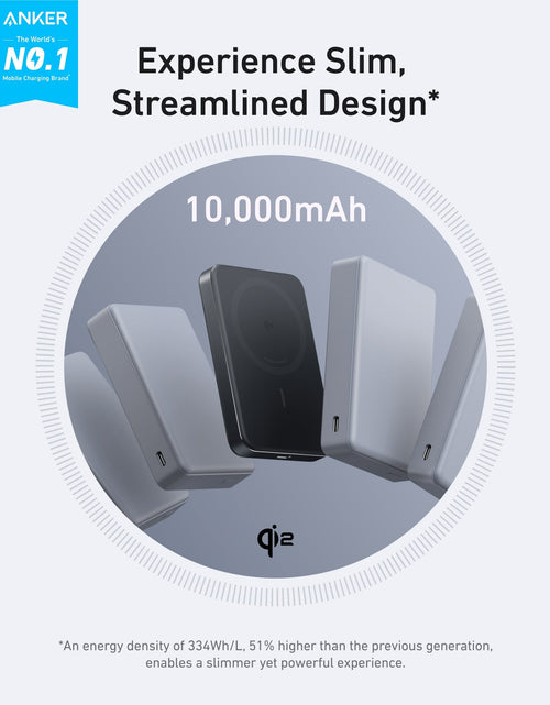 Load image into Gallery viewer, Anker MagGo Power Bank (10K, Slim)
