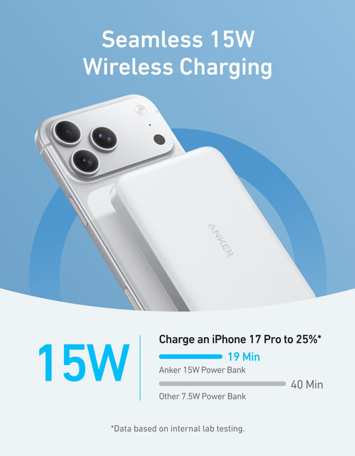 Load image into Gallery viewer, Anker MagGo Power Bank (10K, Slim)
