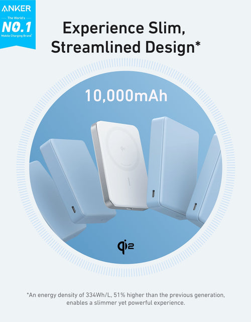 Load image into Gallery viewer, Anker MagGo Power Bank (10K, Slim)
