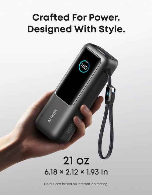 Load image into Gallery viewer, Anker Laptop Power Bank (25K, 165W, Built-In and Retractable Cables)
