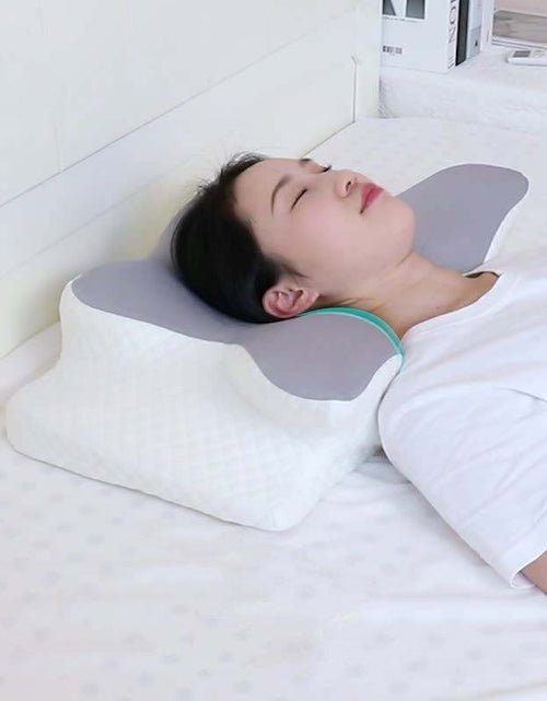 Load image into Gallery viewer, Ergonomic Cervical Pillow For Sleeping Orthopedic Support Pillows Odorless Contour Neck Pain Memory Foam Pillow
