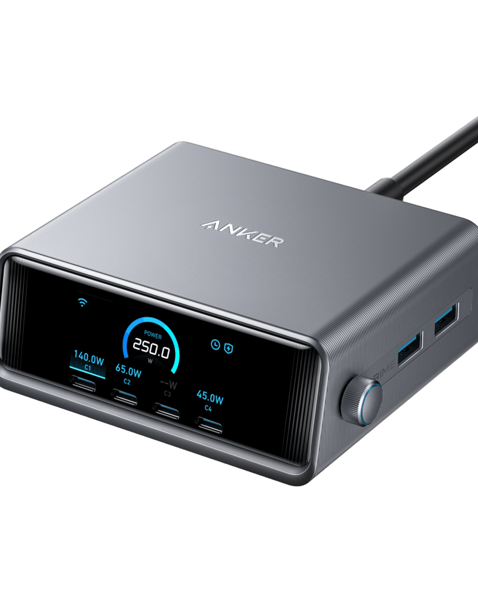 Anker Prime Charger (250W, 6 Ports, GaNPrime)