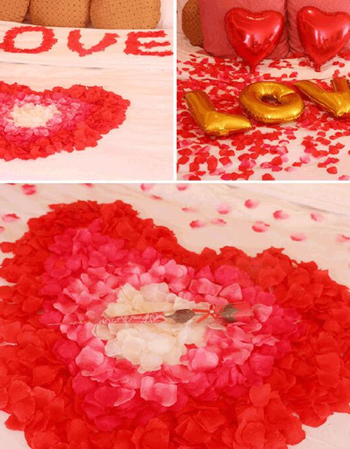Load image into Gallery viewer, Wedding Party Accessories Artificial Flower Rose Petal Fake Petals Marriage Decoration For Valentine supplies
