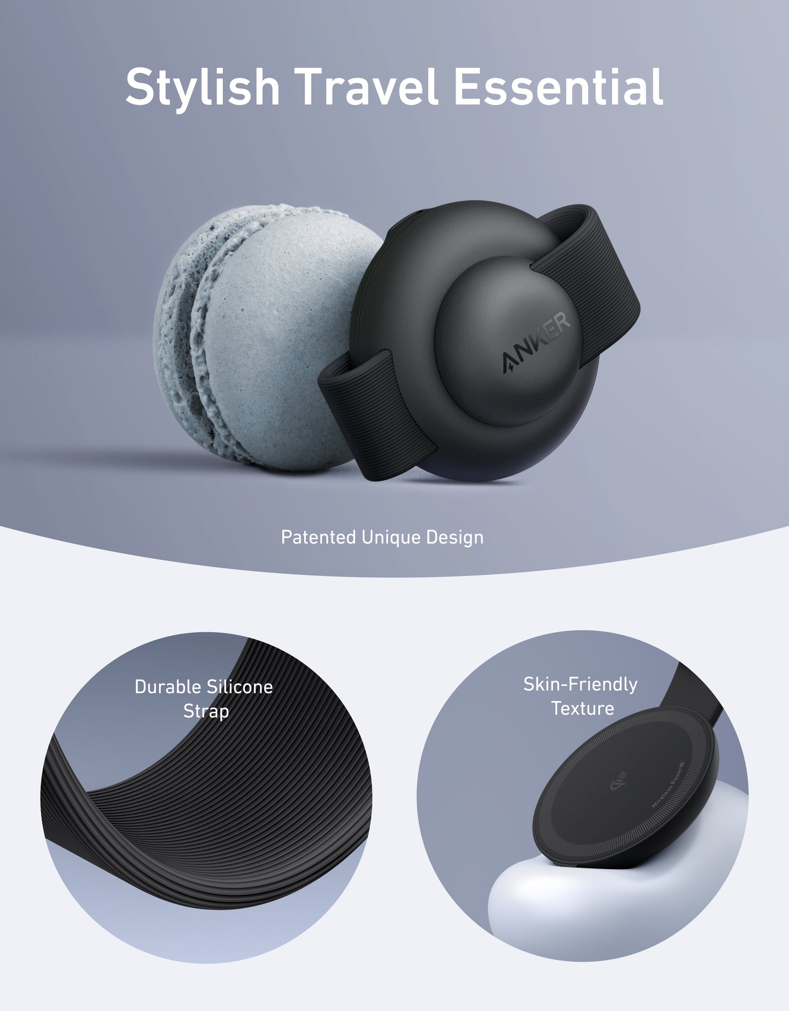 Anker MagGo Wireless Charging Station (3-in-1, Foldable Pad)