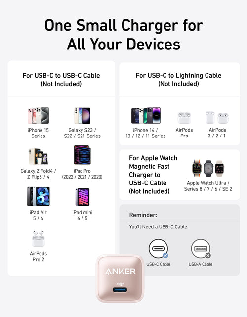 Load image into Gallery viewer, Anker Nano Charger (20W)
