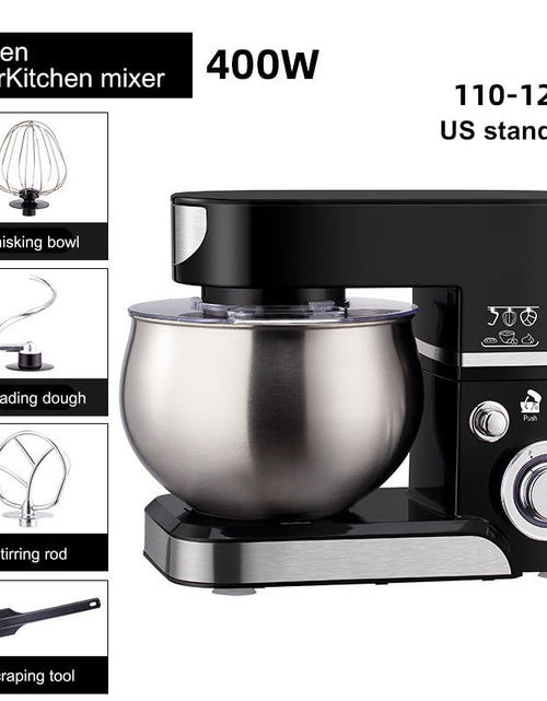 Load image into Gallery viewer, 400W Stand Mixer, Multifunctional Kitchen Machine – Automatic Dough Kneader &amp; Electric Egg Beater for Home Use
