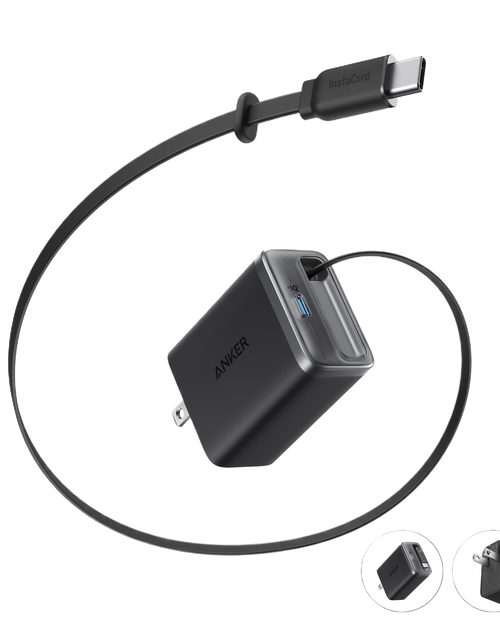 Load image into Gallery viewer, Anker Nano Charger (35W, Built-In Retractable USB-C Cable)
