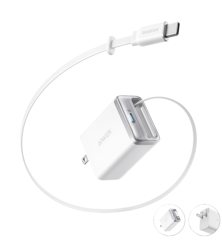 Anker Nano Charger (35W, Built-In Retractable USB-C Cable)