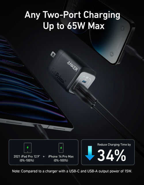 Load image into Gallery viewer, Anker Prime 67W GaN Wall Charger (3 Ports)
